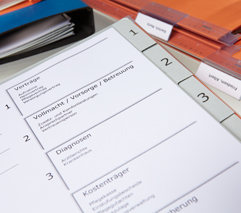 Das Mappen-Deckblatt Das Mappen-Deckblatt