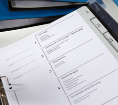 Das Ordner-Deckblatt Das Ordner-Deckblatt